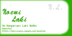 noemi laki business card