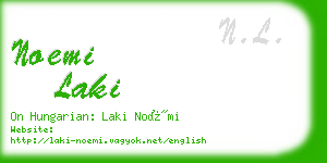 noemi laki business card